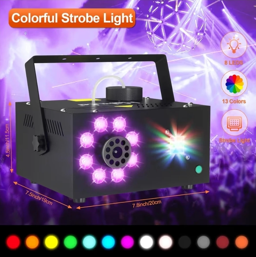 Fog Machine with LED Lights & Remote - photo 5