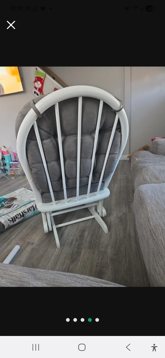 Storkcraft Tuscany Glider and Ottoman - Gray - photo 5
