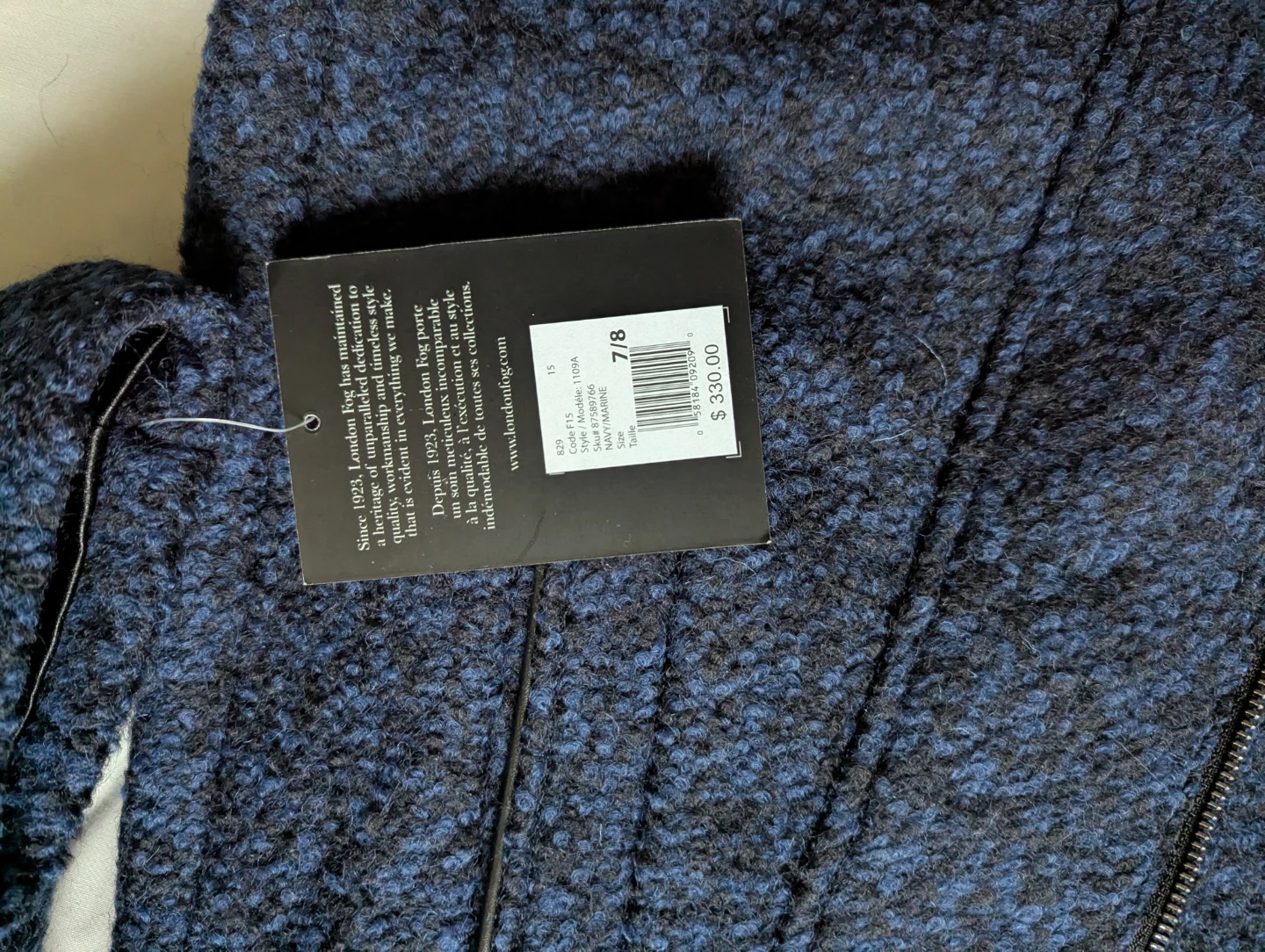 London Fog wool blend coat - photo 3