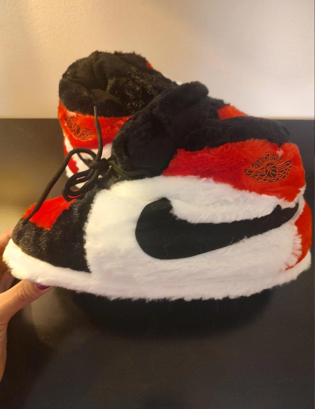 Jordan Air Max Plush Night Fluffy Sneaker Slippers - photo 3