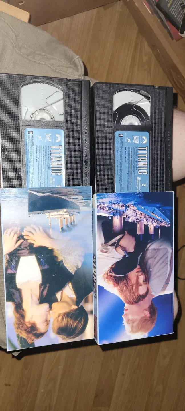 Titanic VHS Tapes