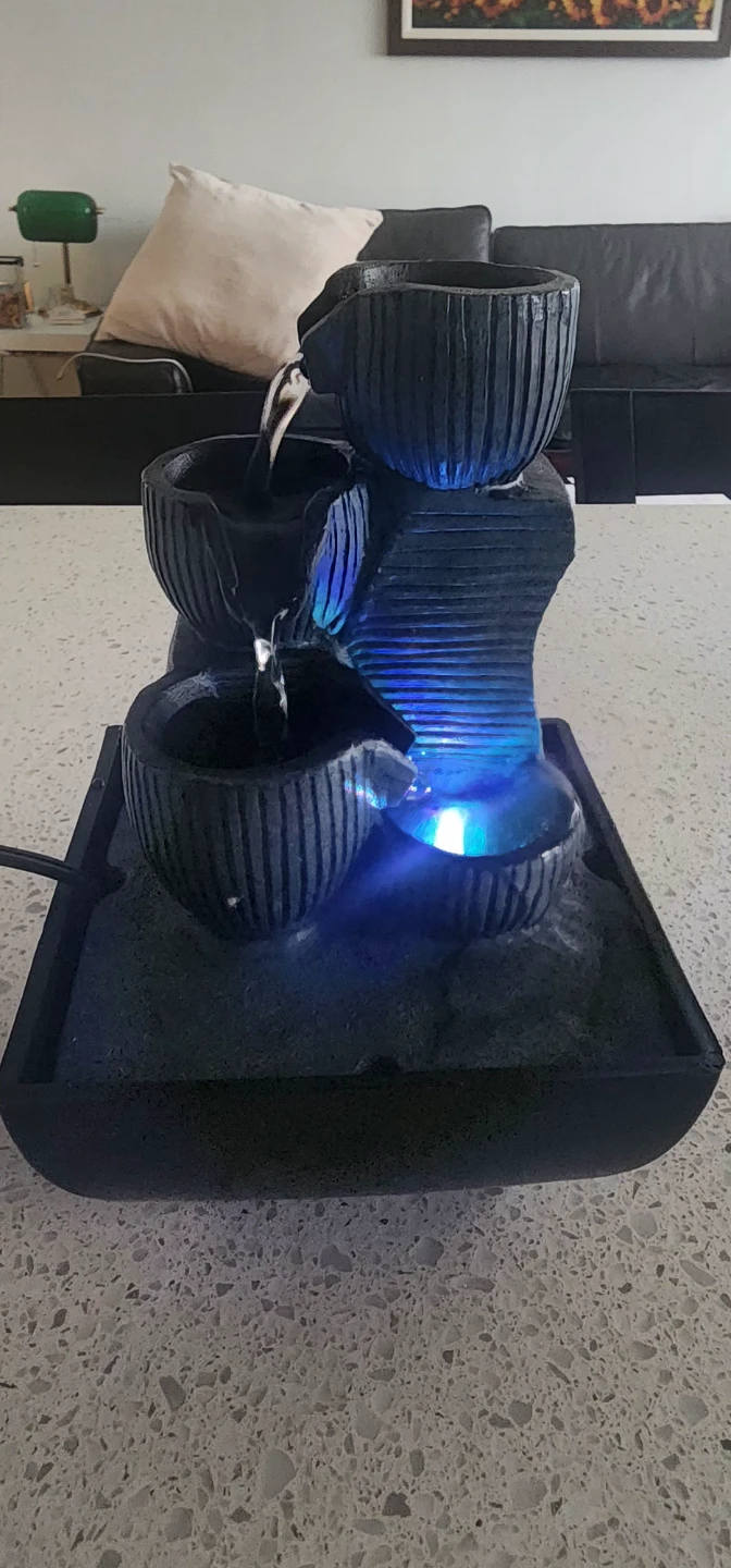 Indoor Water Fountain with LED Lights - photo 2
