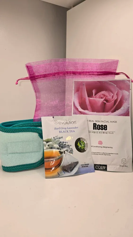 🥕Relax gift bag Earl Grey Lavender Black Tea & Rose Mask