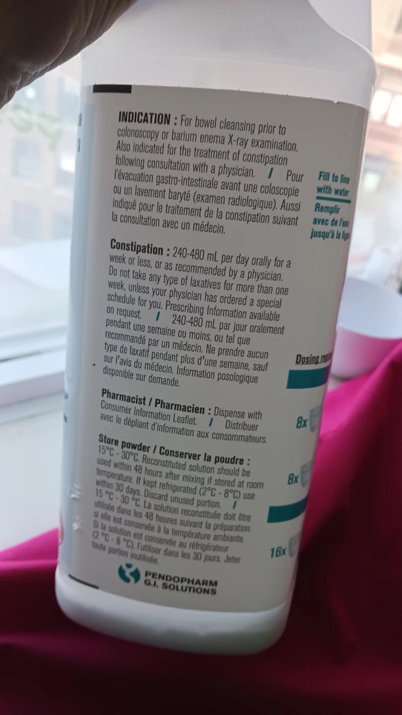 PegLyte Powder Fruit Flavor 4L - photo 3