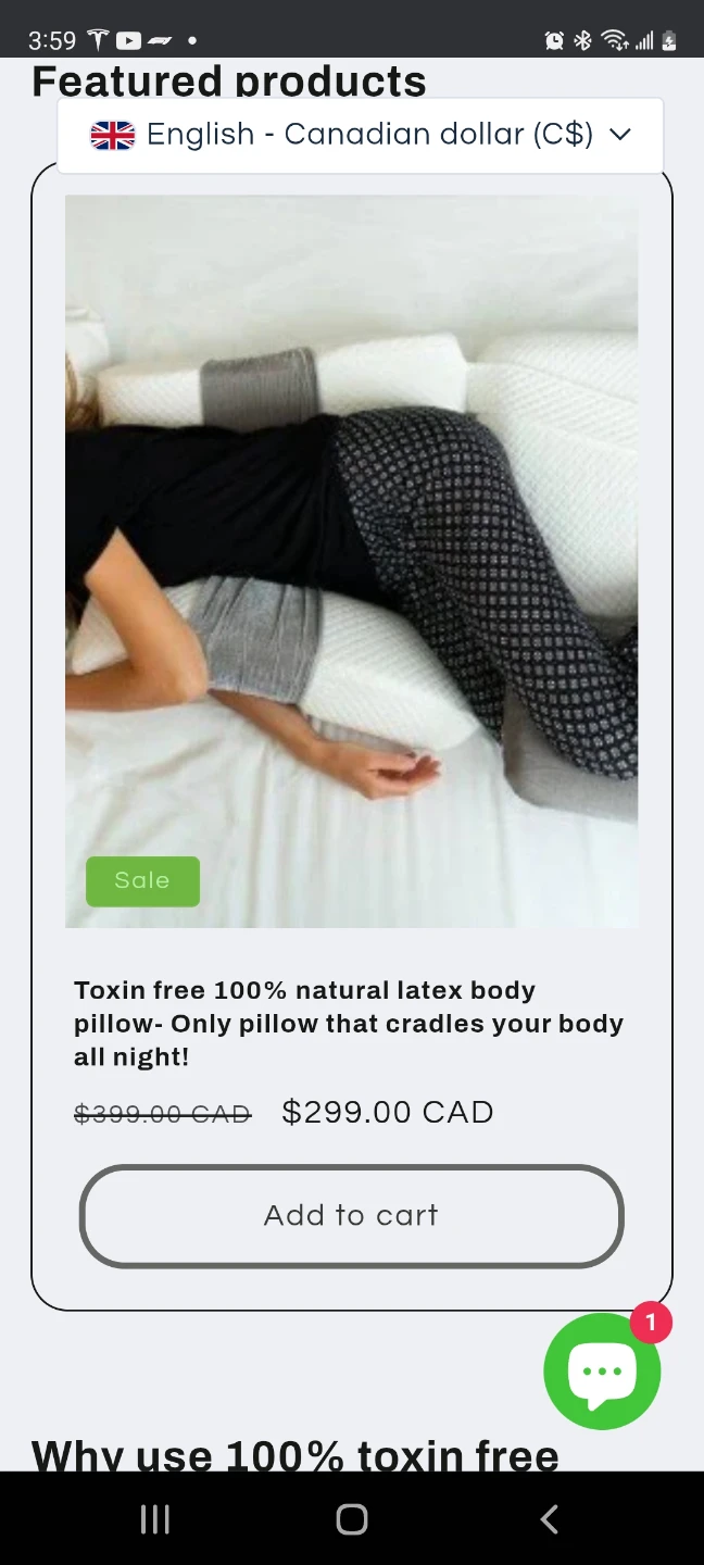 HipPillowPlus Body Pillow Set - NEW!!! - photo 2