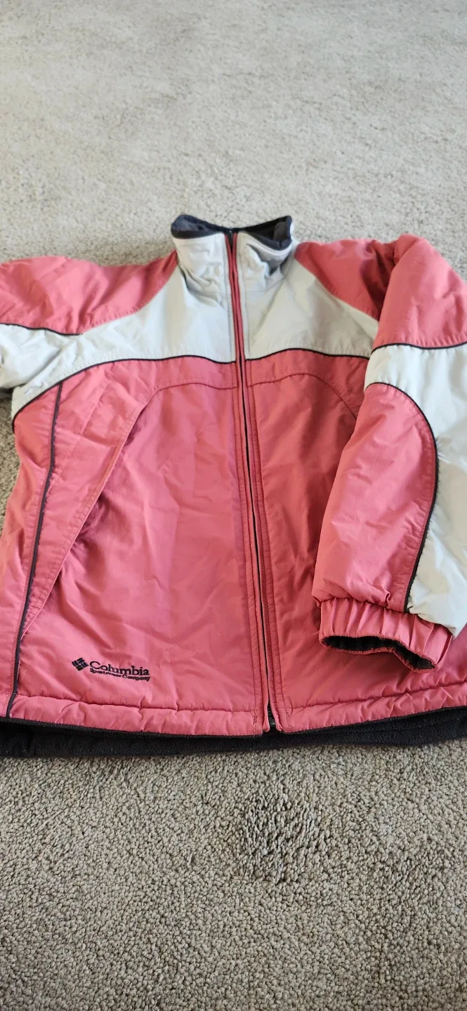 Columbia Pink & White Jacket