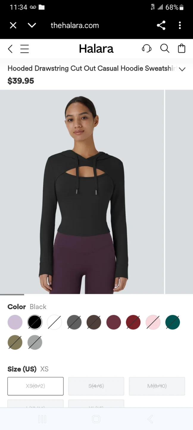 Halara Hooded Sweatshirt