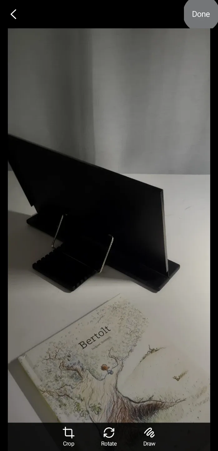 Readaeer Metal Book Stand - Black #Cleanout image indicator(8)