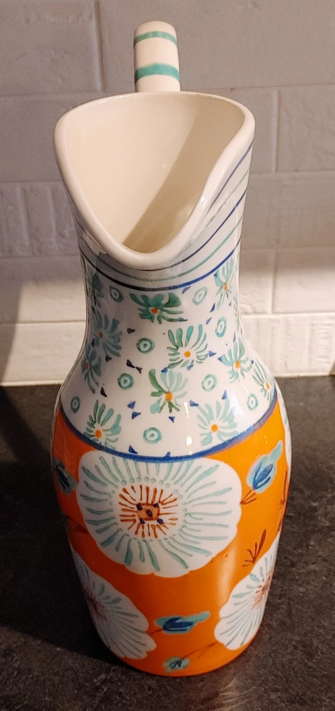 Floral Ceramic Pitcher - photo 2