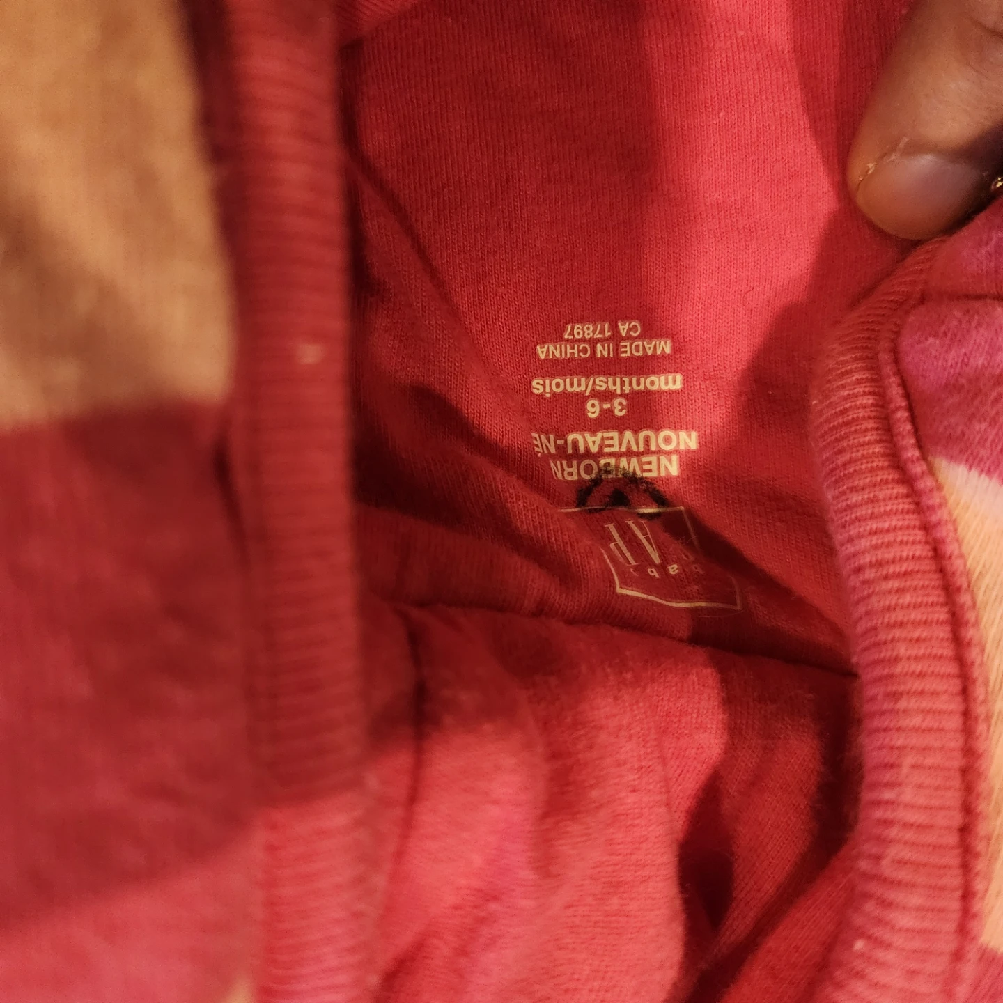 Baby Gap Pink Striped Snowsuit 3-6 Months - photo 2