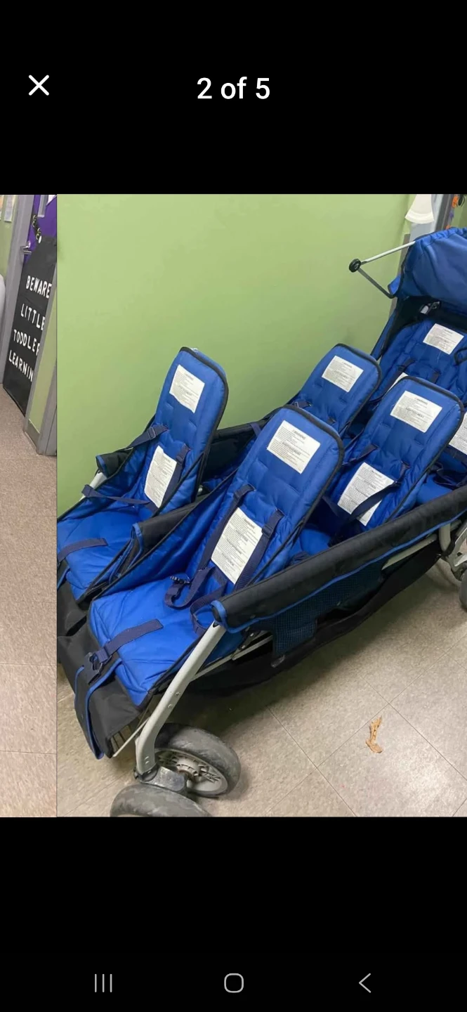 Blue 6-Seat Stroller - photo 2