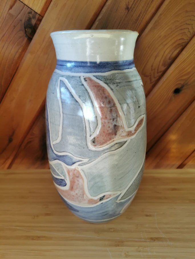 Flying Geese Pottery Vase - photo 2