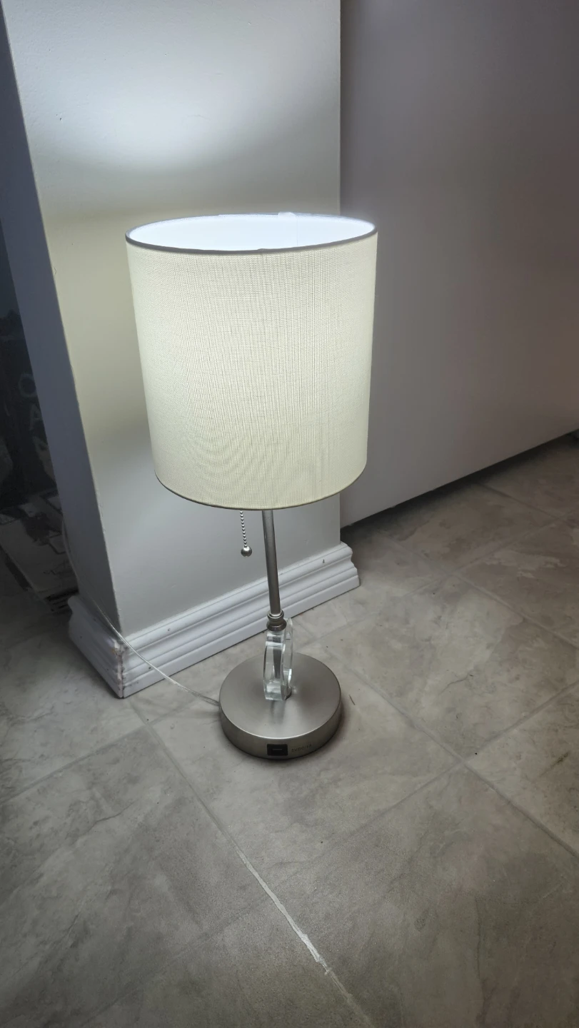 Table Lamp with USB Charging Port