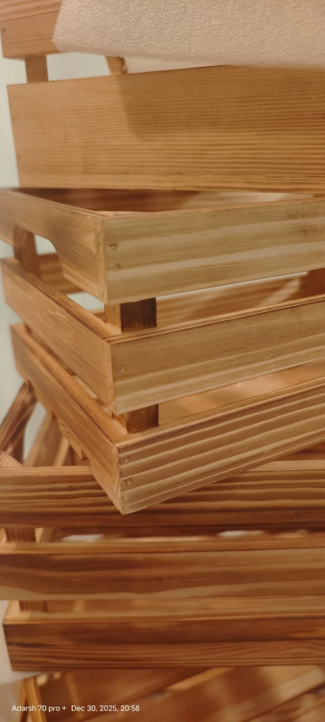 Wooden Organizers- Set of 5 for $25
