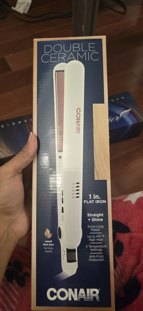 Conair Double Ceramic 1in Flat Iron + Lanvier Curling Iron - photo 2