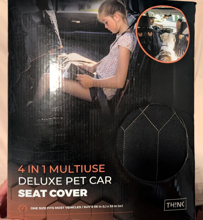 TH!NK 4-in-1 Deluxe Pet Car Seat Cover