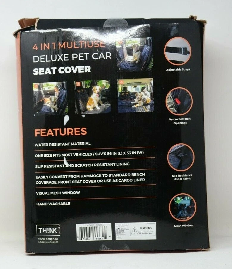 TH!NK 4-in-1 Deluxe Pet Car Seat Cover - photo 2