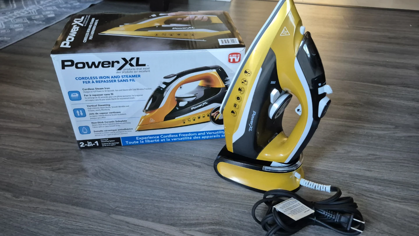 PowerXL Cordless Iron and Steamer