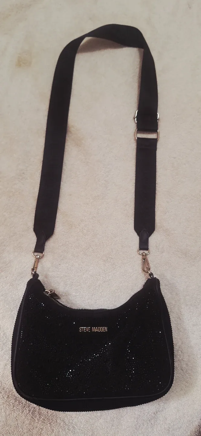 Steve Madden Black Shoulder Bag