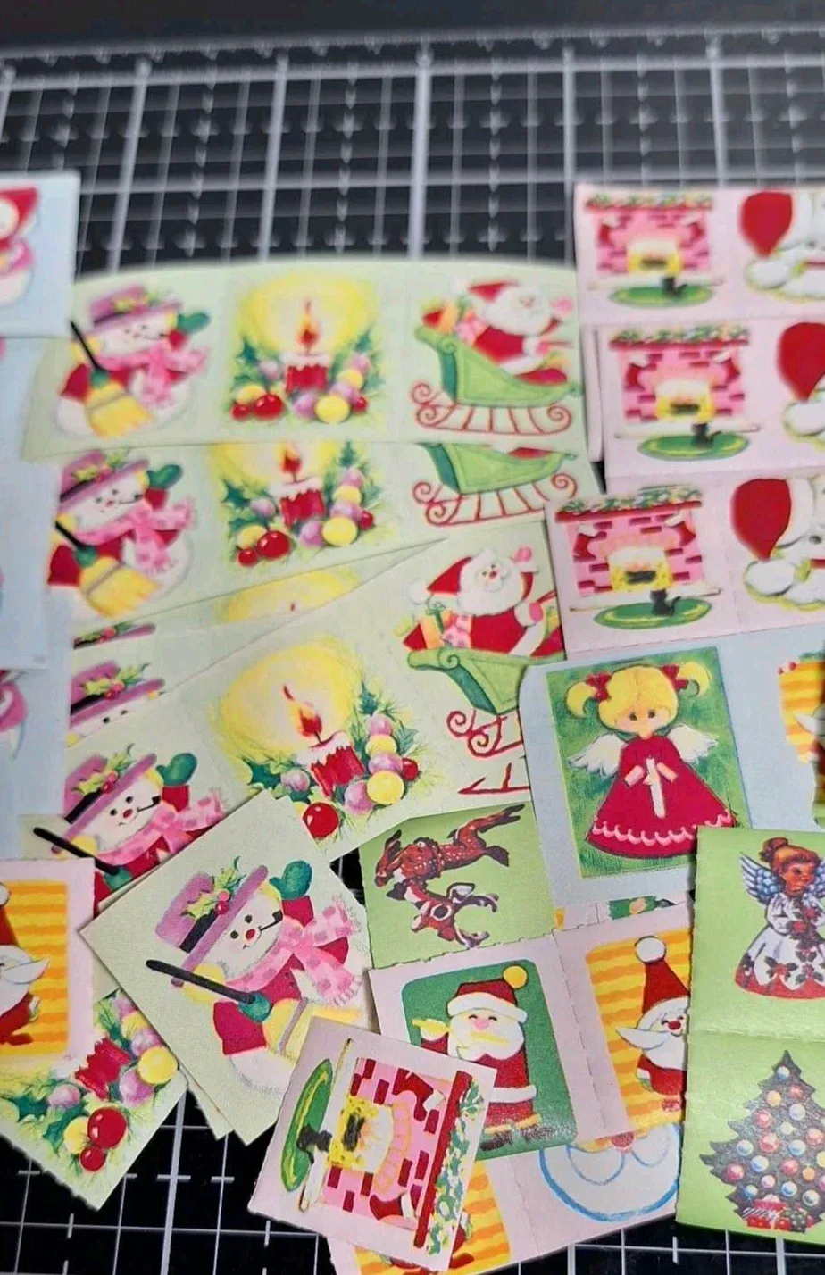 Vintage Christmas Stickers 100+ Pieces image indicator(3)