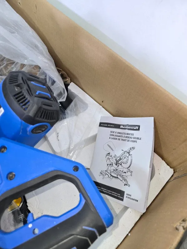 Mastercraft 12" Dual-Bevel Sliding Compound Mitre Saw image indicator(5)