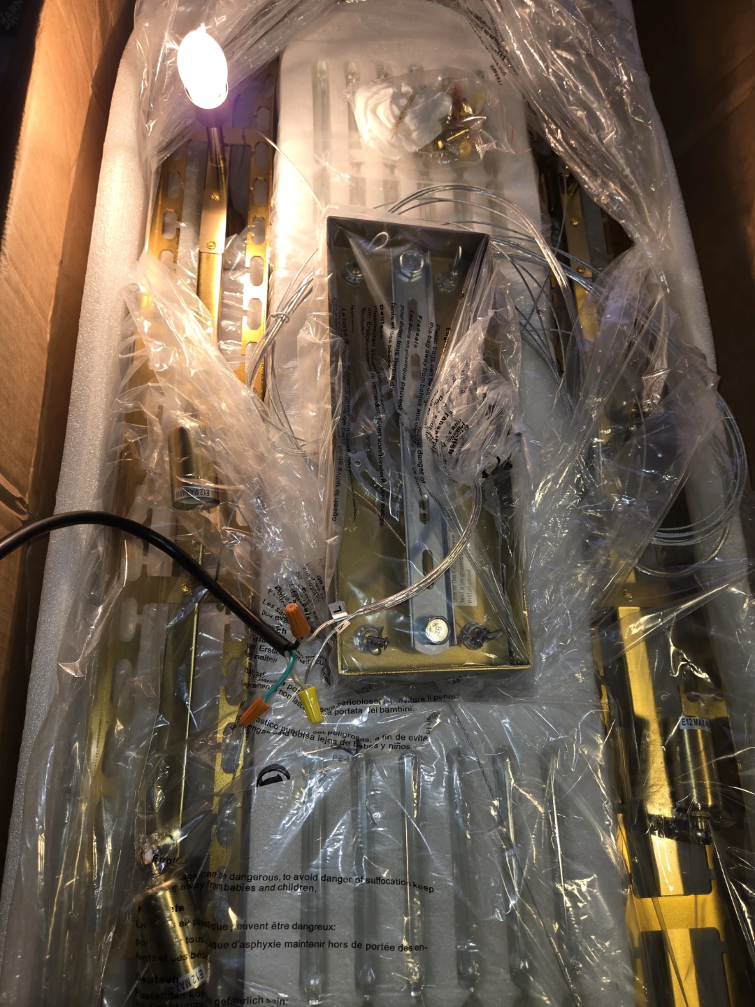 New Siljoy Modern Gold Crystal Chandelier L52" - photo 4