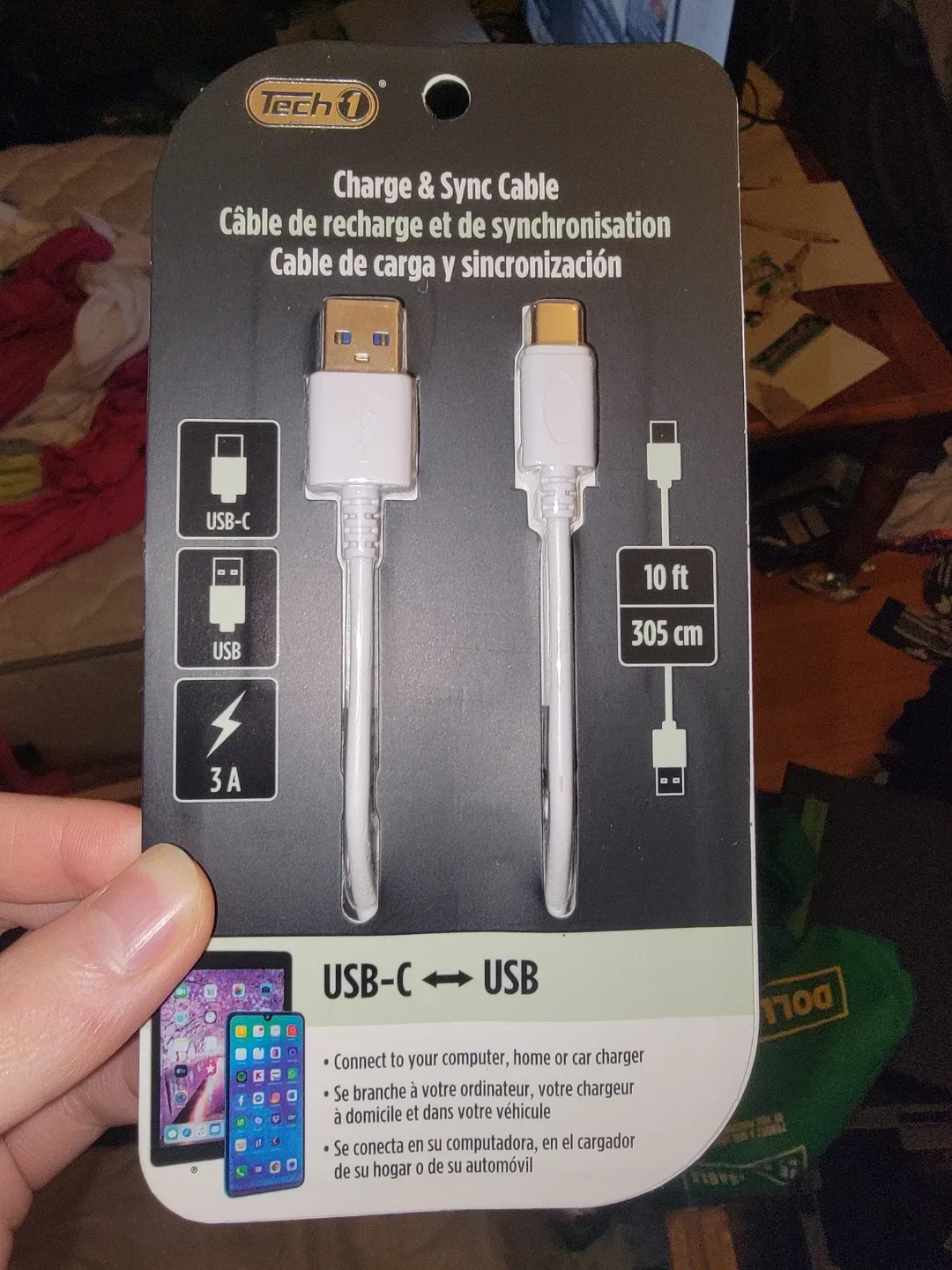Long Phone C Charger