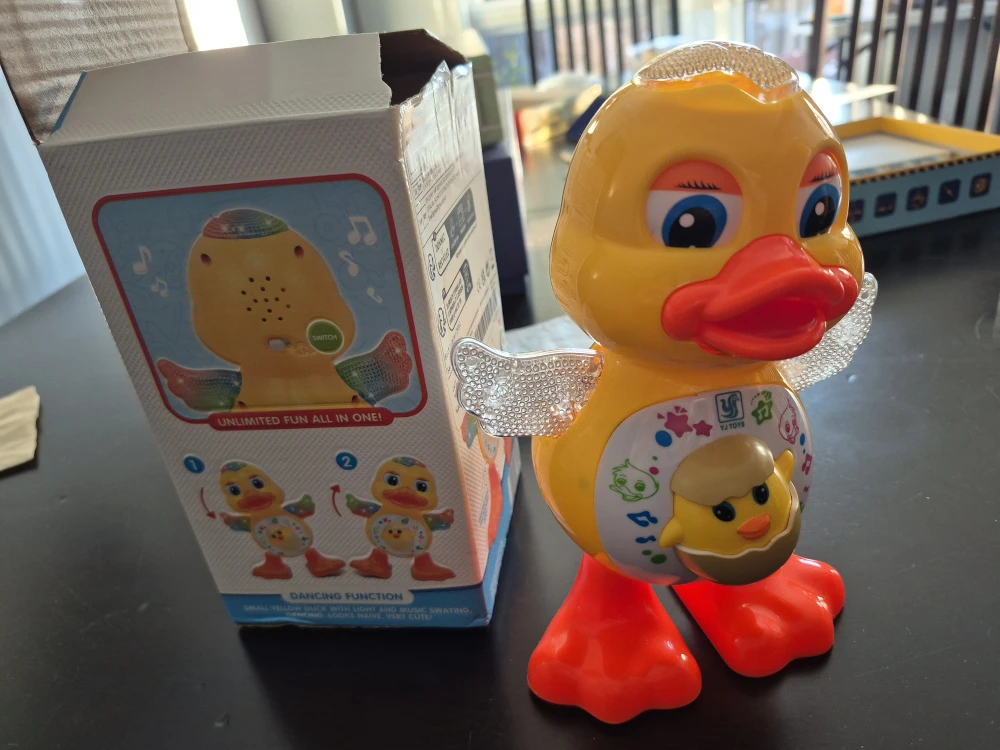 Dancing Duck toy good for tummy time #cleanout - photo 2