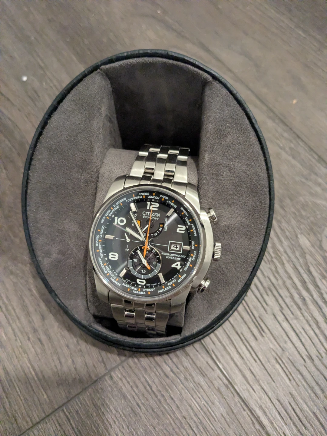 Citizen Eco-Drive World Chronograph A-T Watch