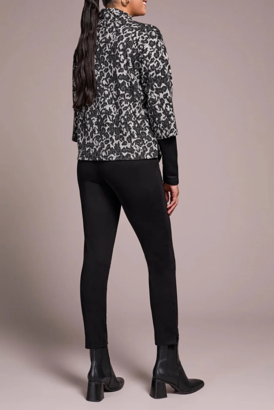 TRIBAL JEANS Mock Neck (Black) - NEW!!! - photo 3