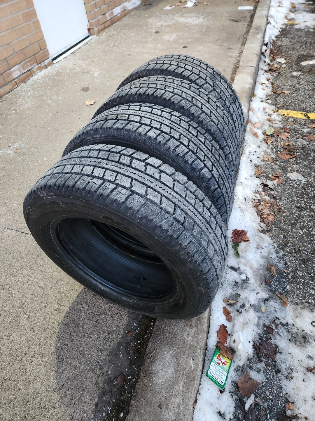 Set of 4 Nitto Winter Tires - 205/60R16