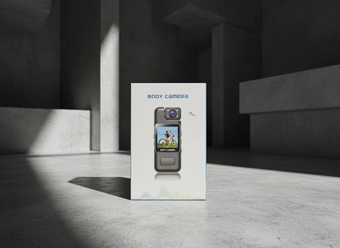 Body Camera Portable HD 1080P Wearable Mini Black