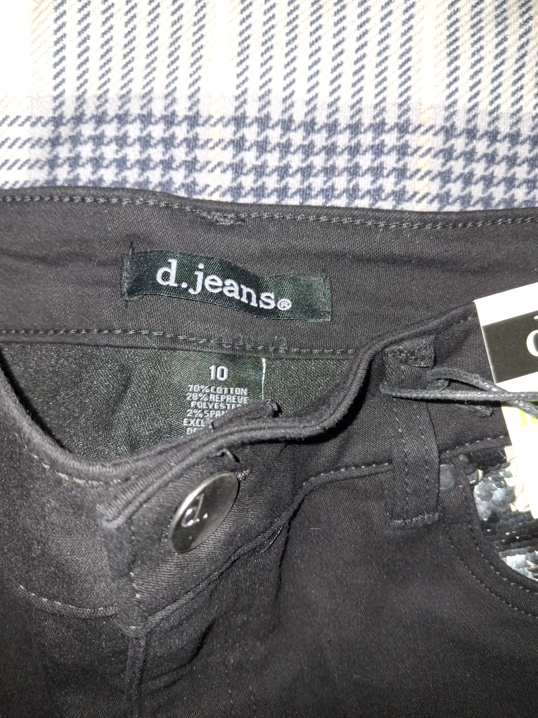 d.jeans Recycled Denim High Waist Skinny - Size 10 - photo 4