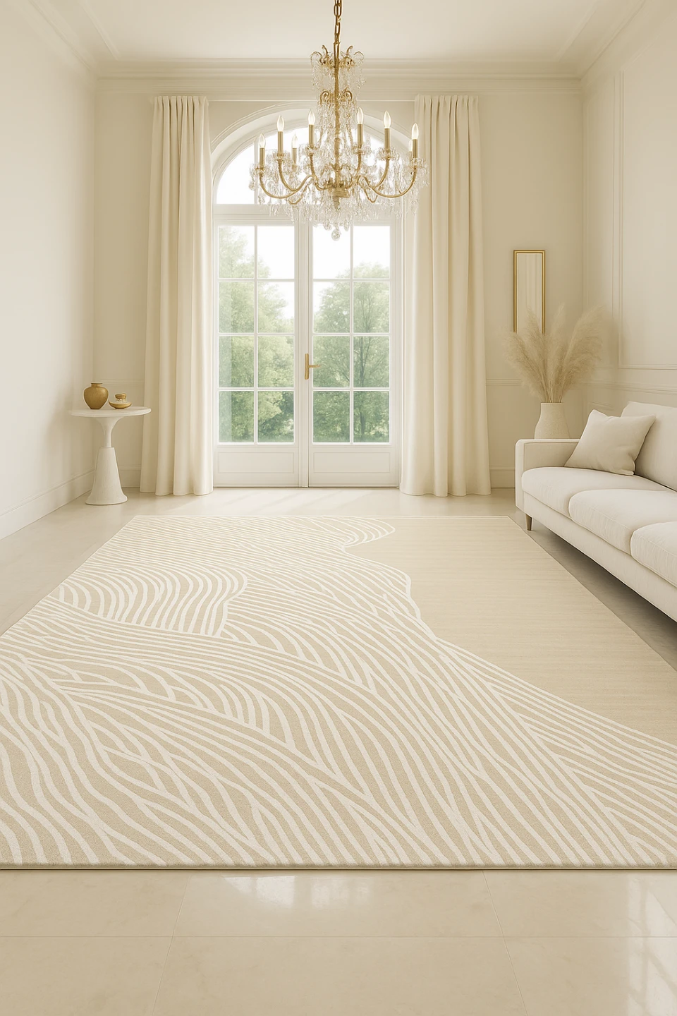 Brand New 5x7 Beigey Wavey Rug - photo 5