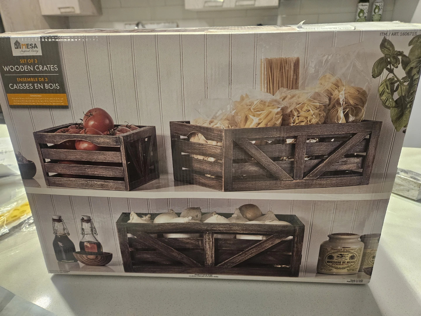New Mesa Living Wooden Crates - Set of 3 - photo 2