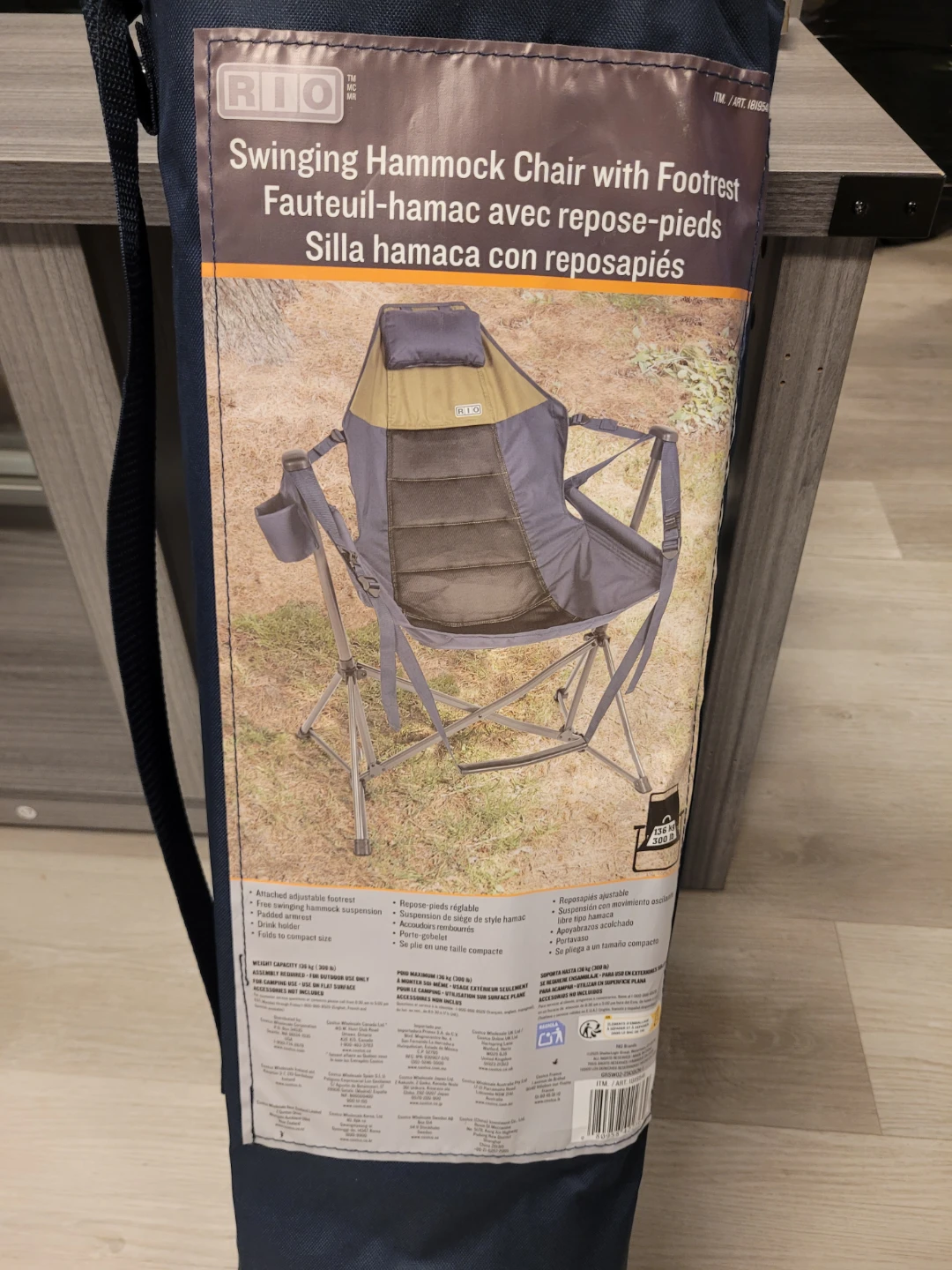 RIO Swinging Hammock Chair with Footrest - NEW!!! - photo 4