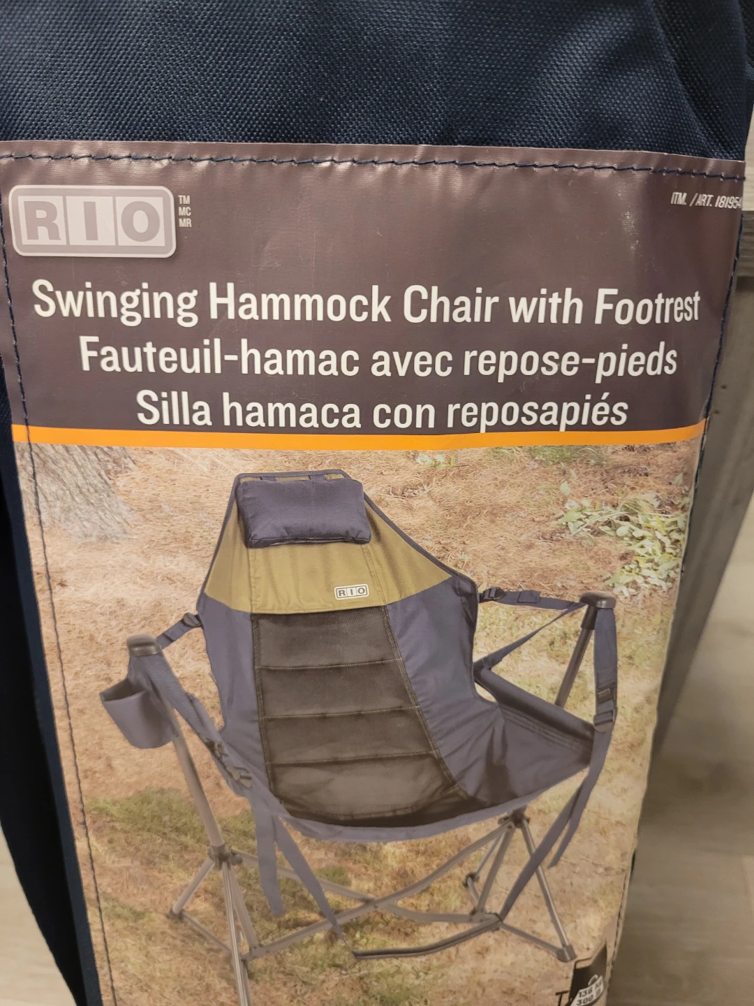 RIO Swinging Hammock Chair with Footrest - NEW!!! - photo 5