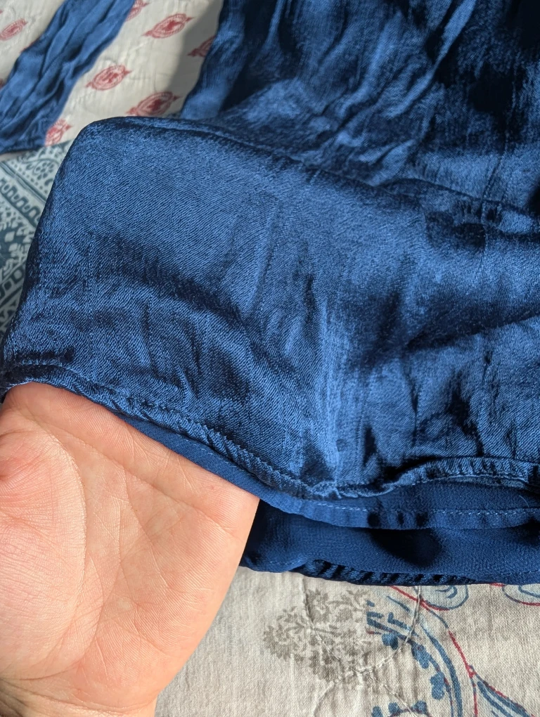 Mango Blue Party Dress - Size S - photo 2
