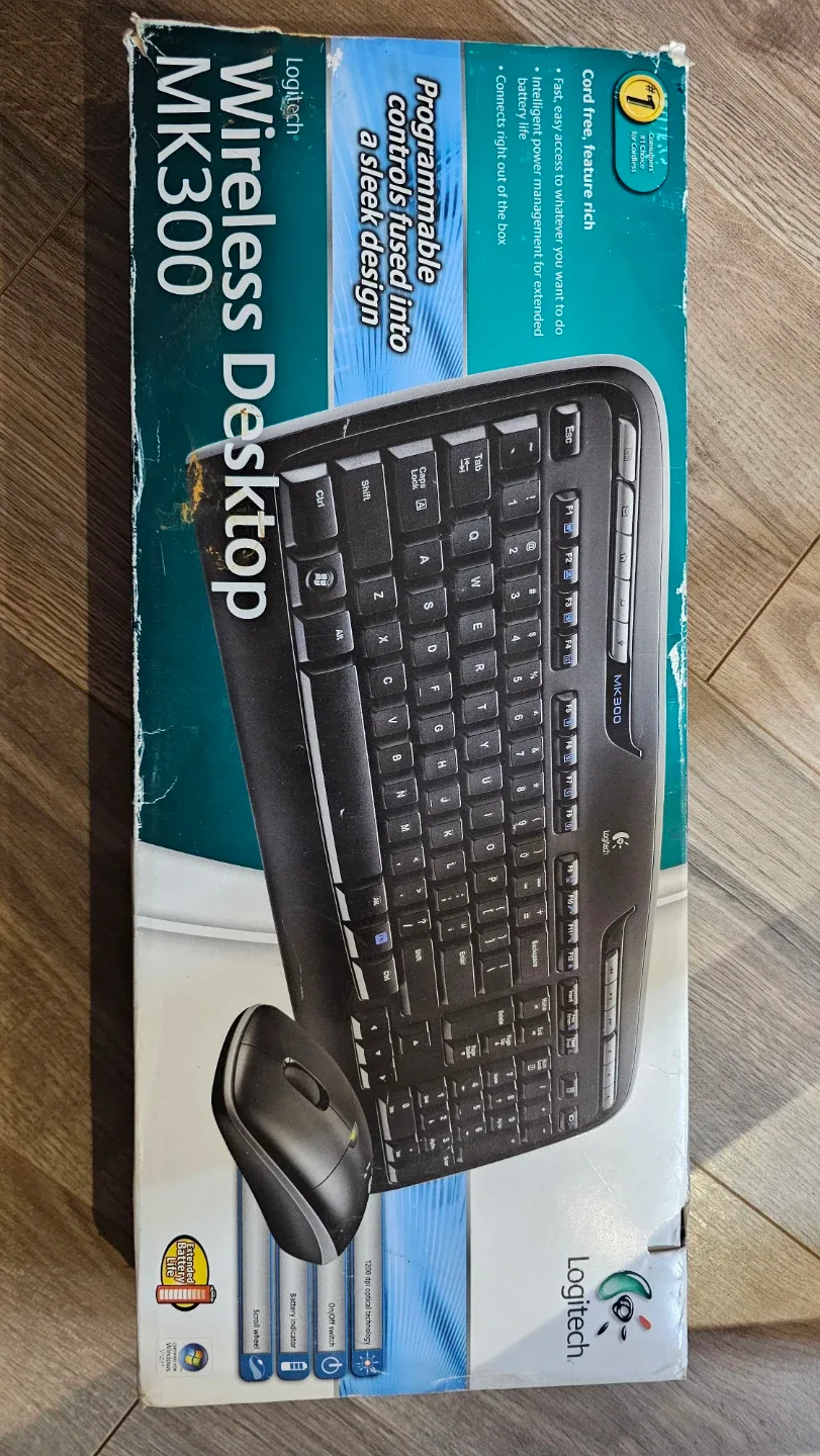 Logitech MK300 Wireless Desktop Keyboard & Mouse