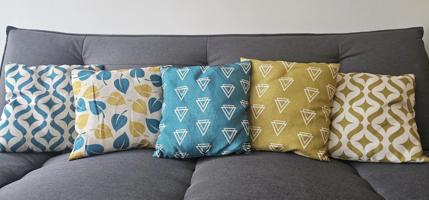 Assorted Decorative Throw Pillows