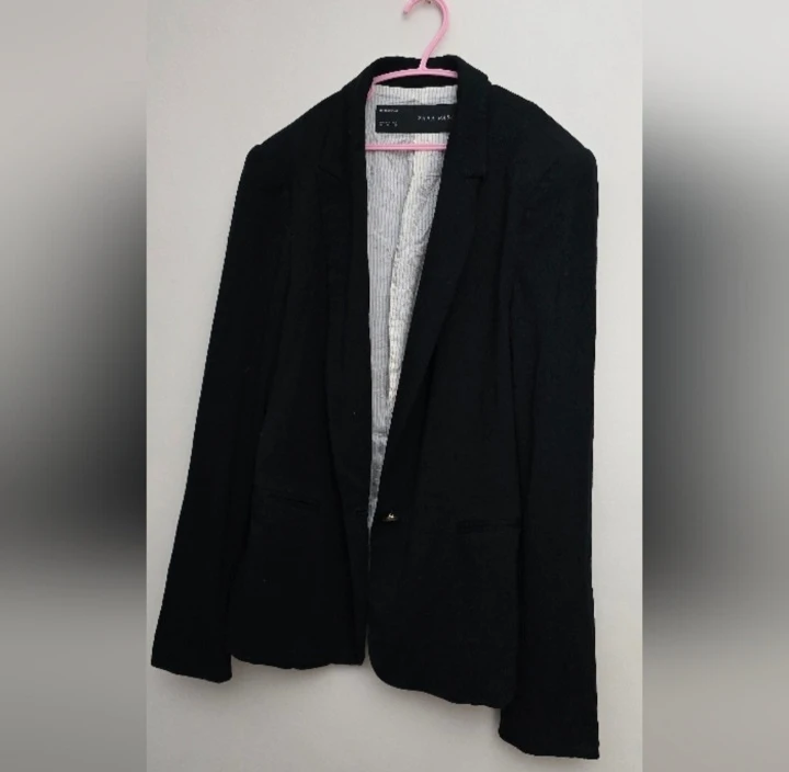 Zara Basic Black Blazer - Size M