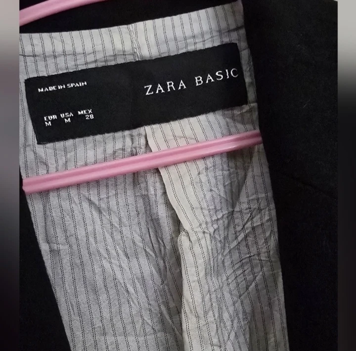 Zara Basic Black Blazer - Size M - photo 2