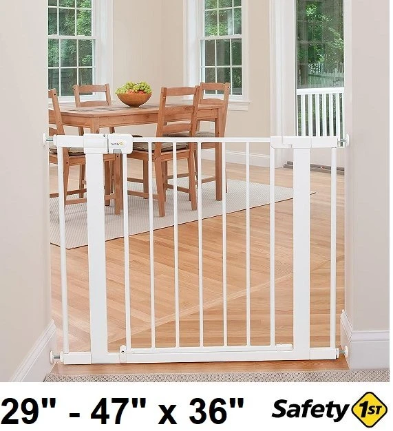 SafetyNEW-  1st Tall and Wide Easy Install Safety Gate!