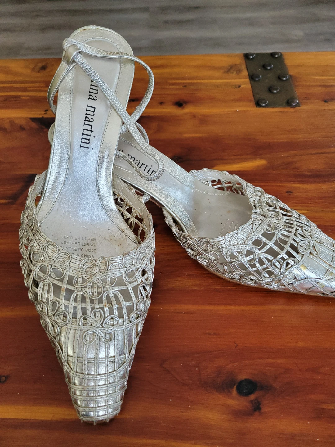 Nina Martini Silver Heels