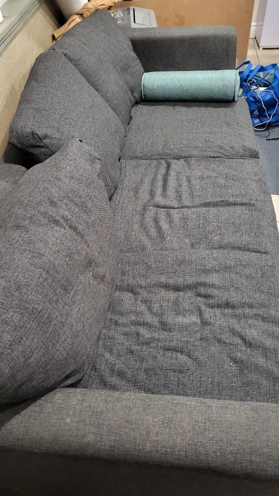 Grey Sectional Sofa - 82cm x 93cm