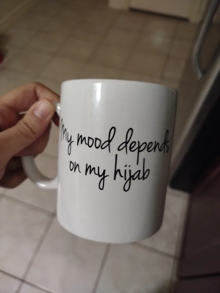 Mug - My mood depends on my hijab