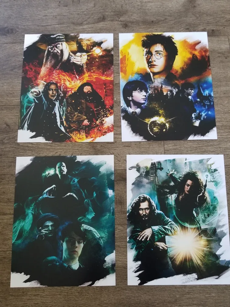 Harry Potter Character Art Prints (Set of 4)