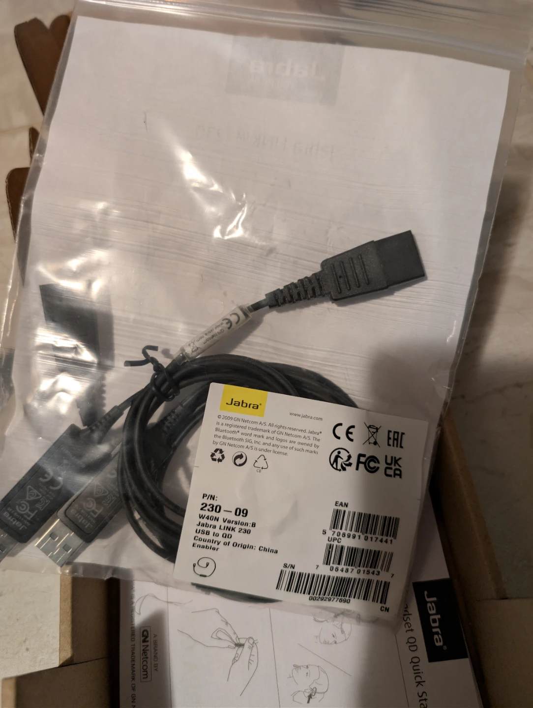 Jabra Biz 2300 Headset - Like New! - photo 4