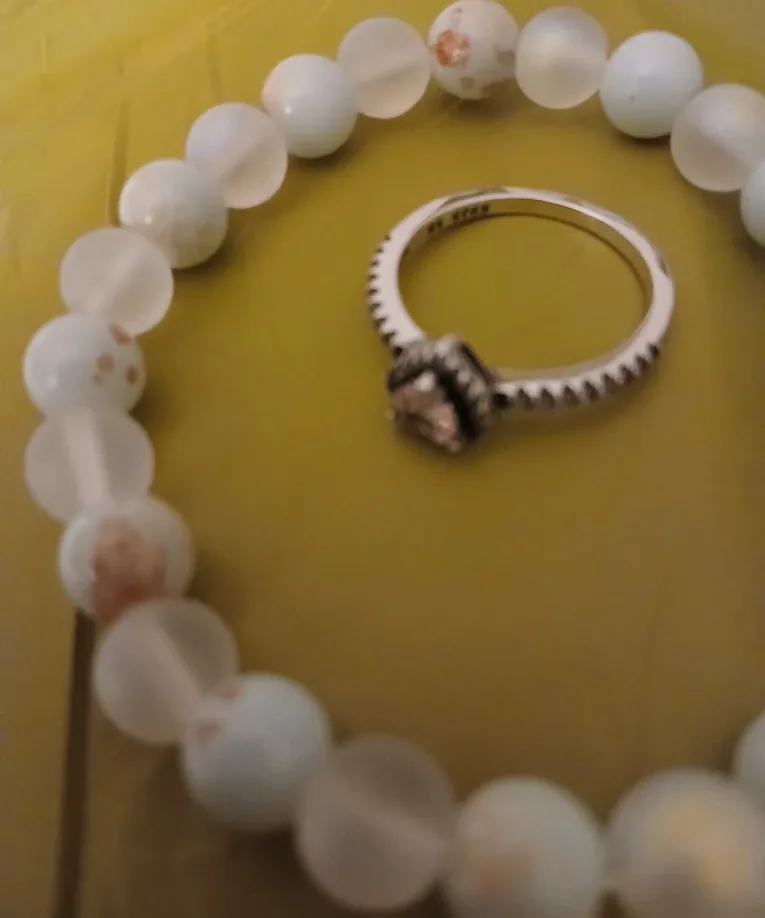 Pandora like Ring/stretchy bangle