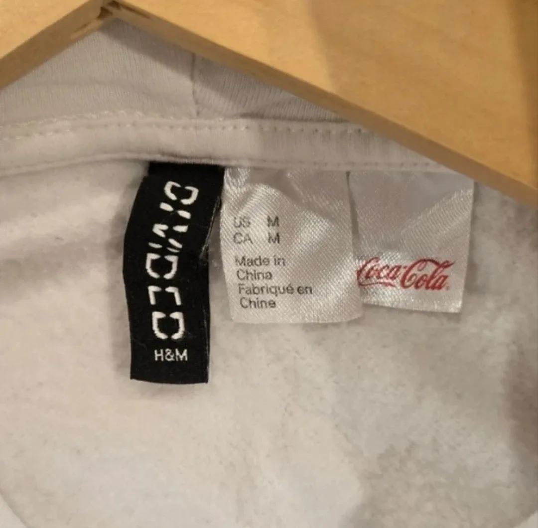 Women's H&M Divided Coca-Cola Hoodie - Size M image indicator(2)